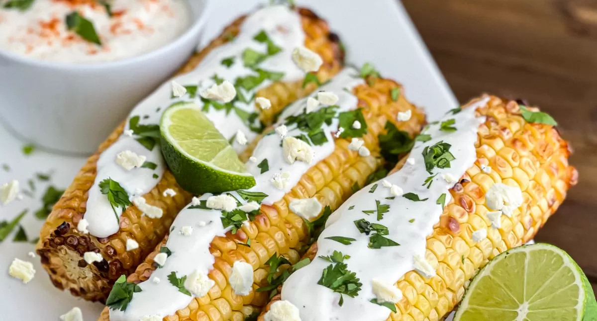 Creamy Horseradish Elote