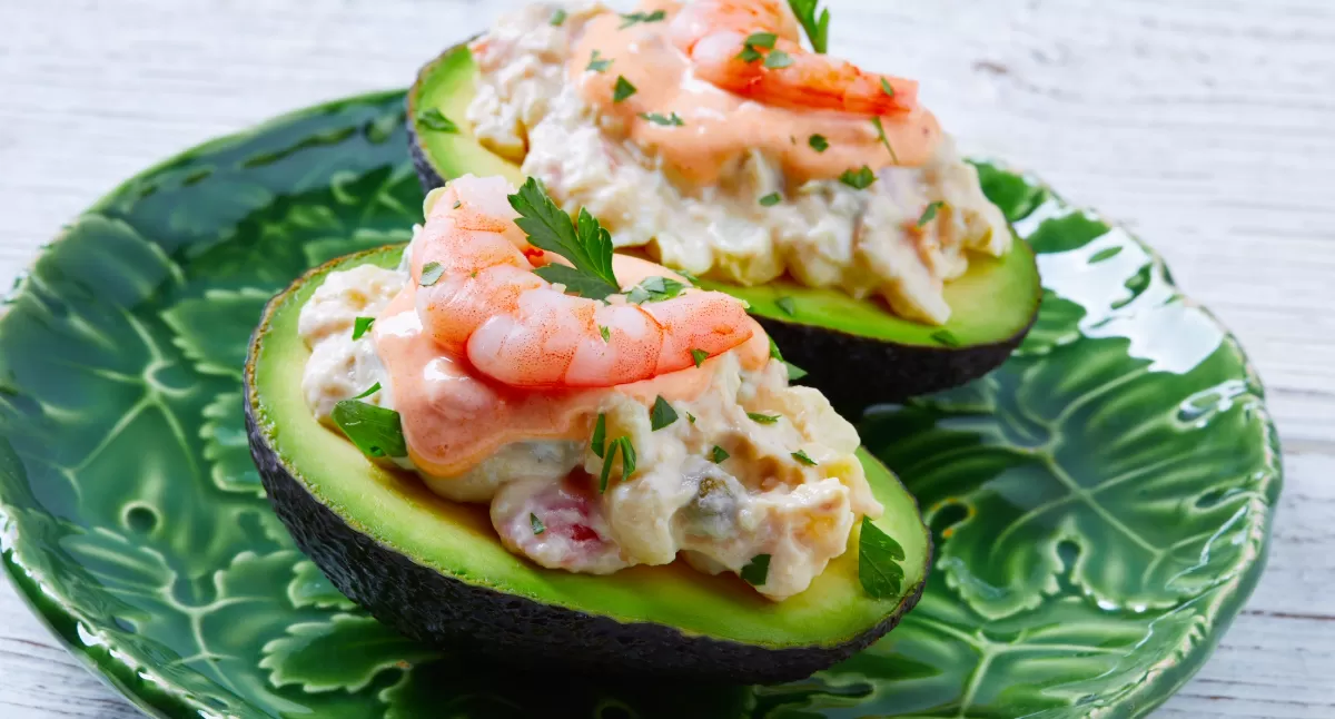 Seafood Stuffed Avocados