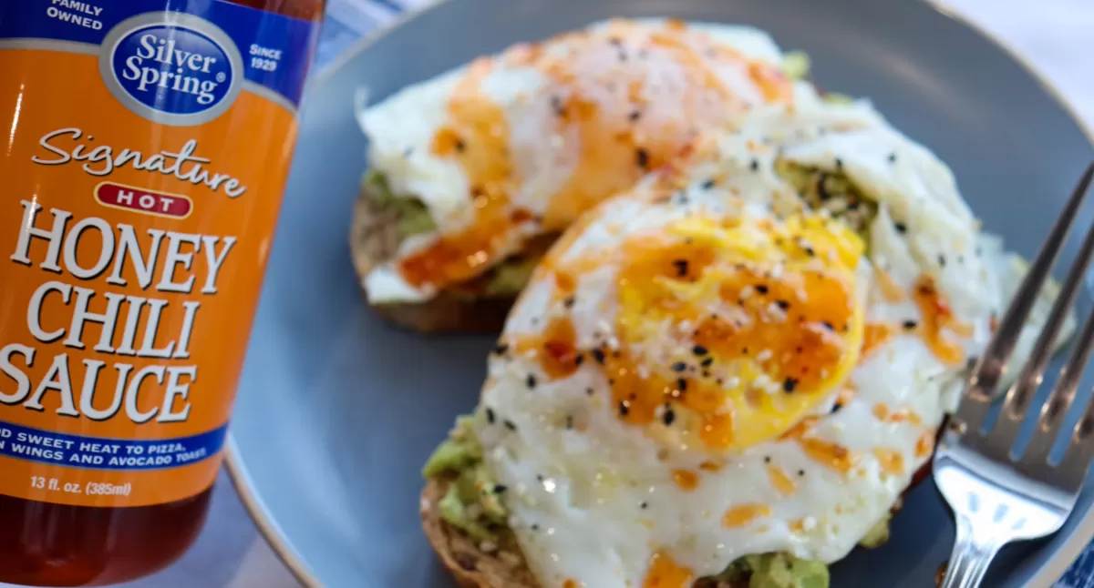 Avocado Toast with Hot Honey Chili Sauce