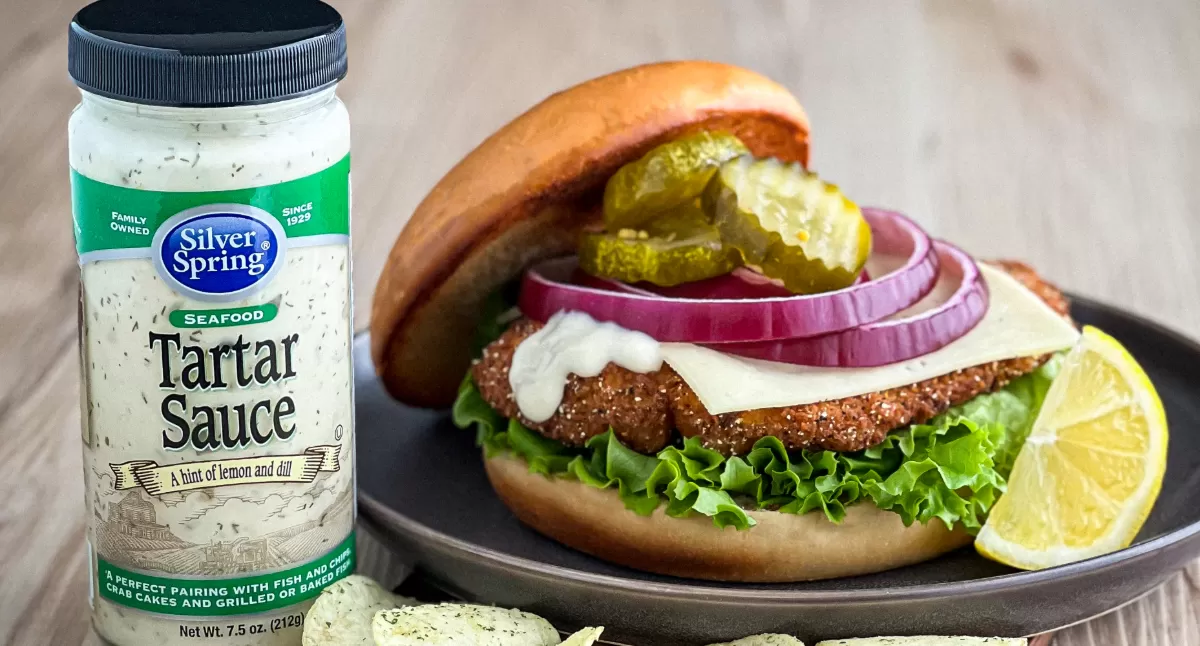 Light and Crispy Fish Sandwich with Silver Spring Tartar Sauce