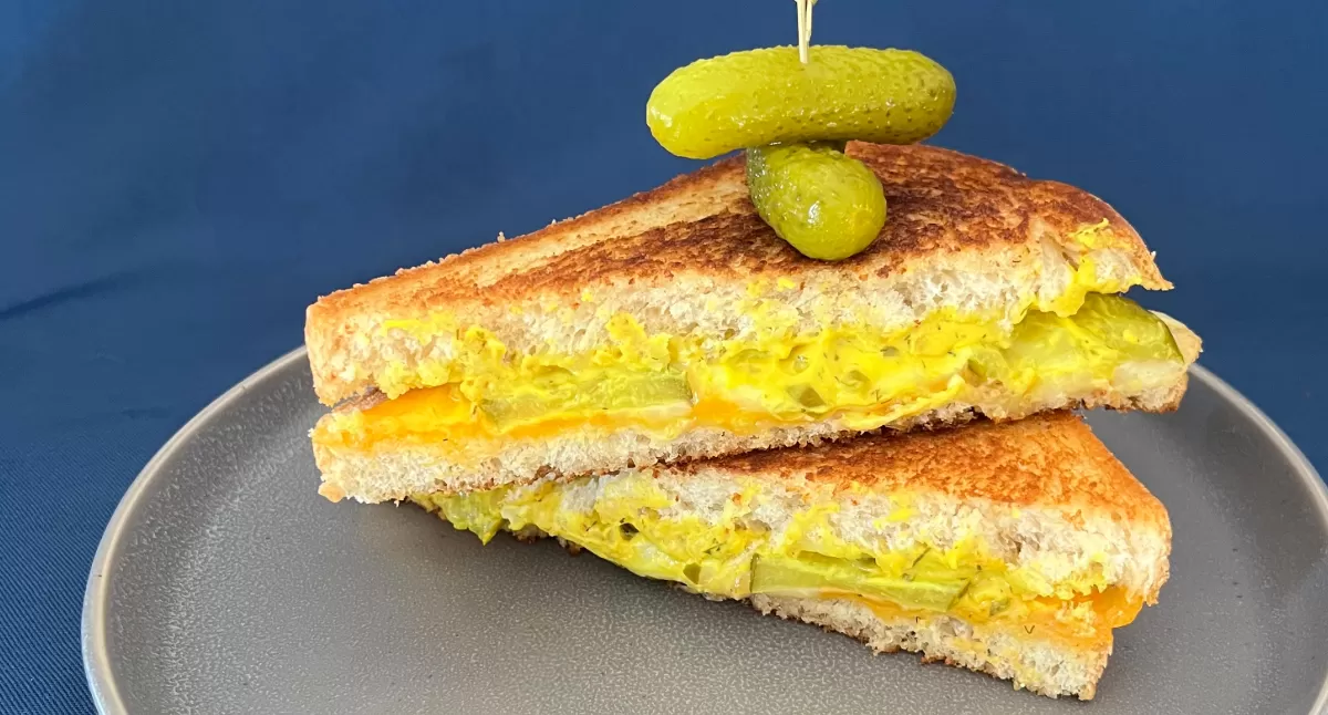 Dill Pickle Grilled Cheese