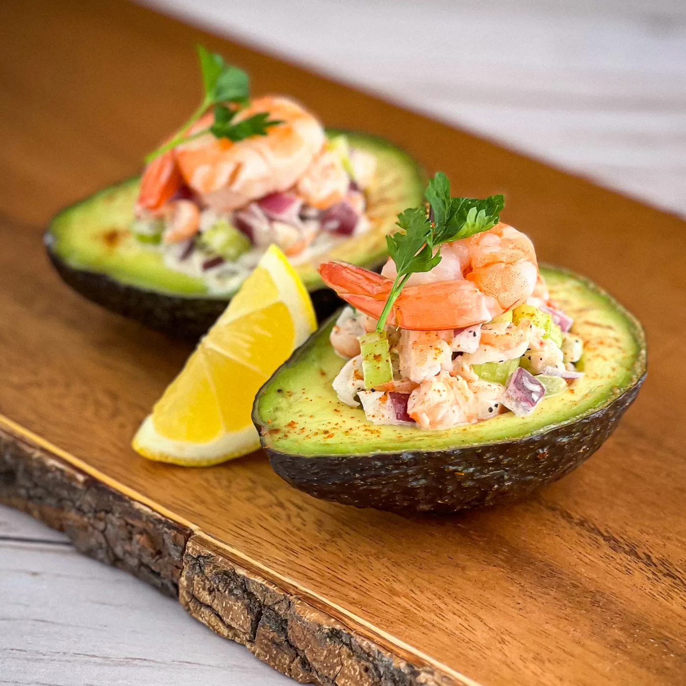 Seafood Stuffed Avocados