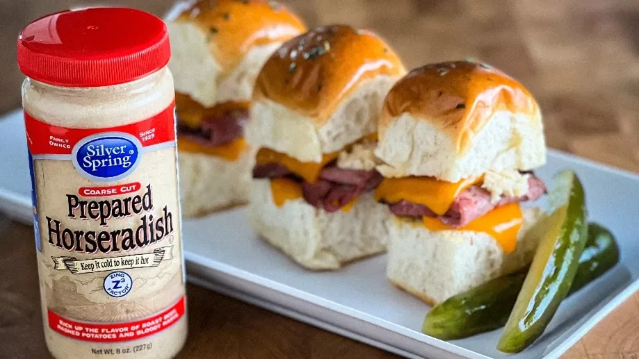 Roast Beef Sliders with Silver Spring Prepared Horseradish